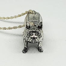 Load image into Gallery viewer, A sterling silver tribute to the Standing French Bulldog!