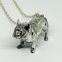 Load image into Gallery viewer, A sterling silver tribute to the Standing French Bulldog!