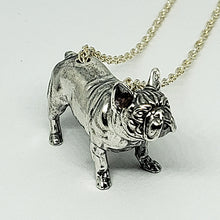 Load image into Gallery viewer, A sterling silver tribute to the Standing French Bulldog!