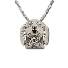 Load image into Gallery viewer, A sterling silver tribute to the  Long-Haired Dachshund