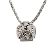 Load image into Gallery viewer, A sterling silver tribute to the  Long-Haired Dachshund