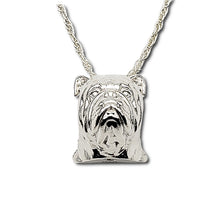 Load image into Gallery viewer, A sterling silver tribute to the English Bulldog