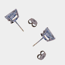 Load image into Gallery viewer, Aquamarine Stud Earrings, Pear Cut