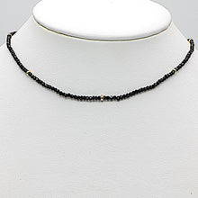 Load image into Gallery viewer, Black Spinel Adjustable Length Necklace