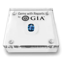Load image into Gallery viewer, Blue Ceylon Sapphire, GIA Lab Report, 1.54, Cushion Cut, September Birthstone