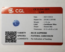 Load image into Gallery viewer, Sapphire & Diamond Ring