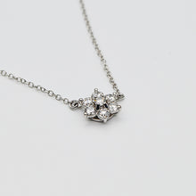 Load image into Gallery viewer, Diamond Cluster Necklace