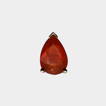 Load image into Gallery viewer, Mexican Fire Opal Single Stud Earring
