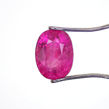 Load image into Gallery viewer, Rubellite Tourmaline Natural Gemstone, 2.58 Carats, Cushion Cut, October Birthstone