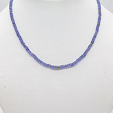 Load image into Gallery viewer, Tanzanite Adjustable Length Necklace