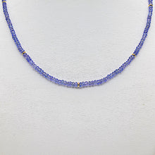 Load image into Gallery viewer, Tanzanite Adjustable Length Necklace