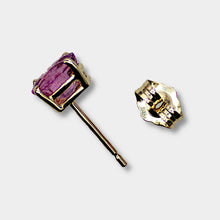 Load image into Gallery viewer, Pink Tourmaline Single Stud Earring