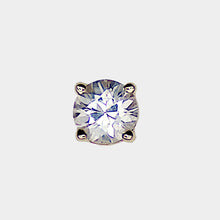 Load image into Gallery viewer, White Zircon Single Stud Earring
