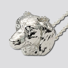 Load image into Gallery viewer, A sterling silver tribute to the  Long-Haired Dachshund
