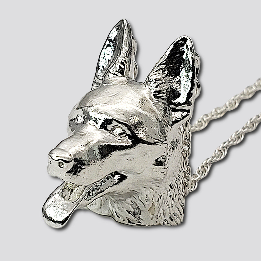 A sterling silver tribute to the German Shepherd!