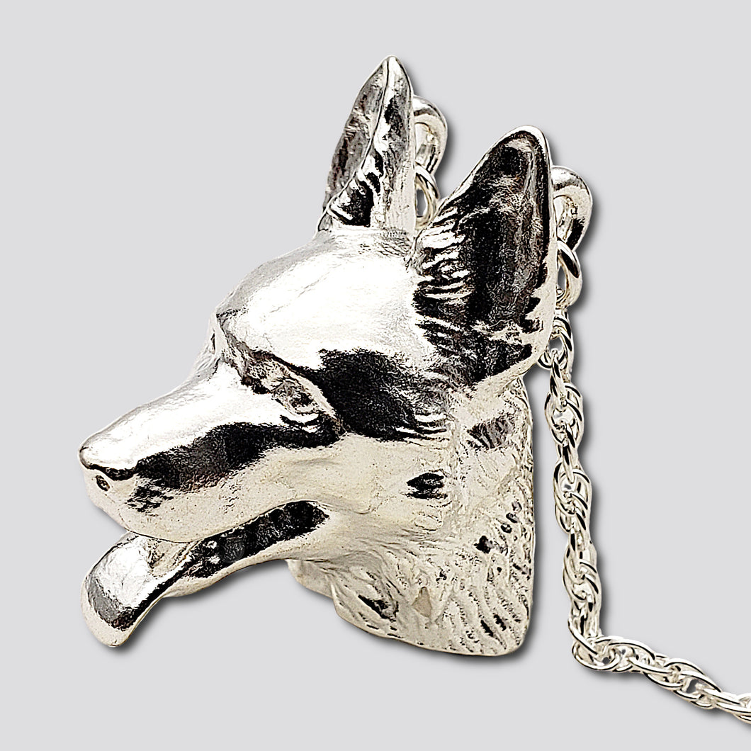 A sterling silver tribute to the German Shepherd!