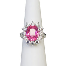 Load image into Gallery viewer, A sterling silver tribute to the Rubellite Cocktail Ring! October Birthstone
