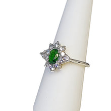 Load image into Gallery viewer, A sterling silver tribute to the Tsavorite Cocktail Ring! January Birthstone
