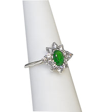 Load image into Gallery viewer, A sterling silver tribute to the Tsavorite Cocktail Ring! January Birthstone
