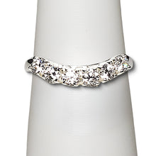 Load image into Gallery viewer, A sterling silver tribute to the Classic Six Stone Ring! Cubic Zirconia, Brilliant Cut
