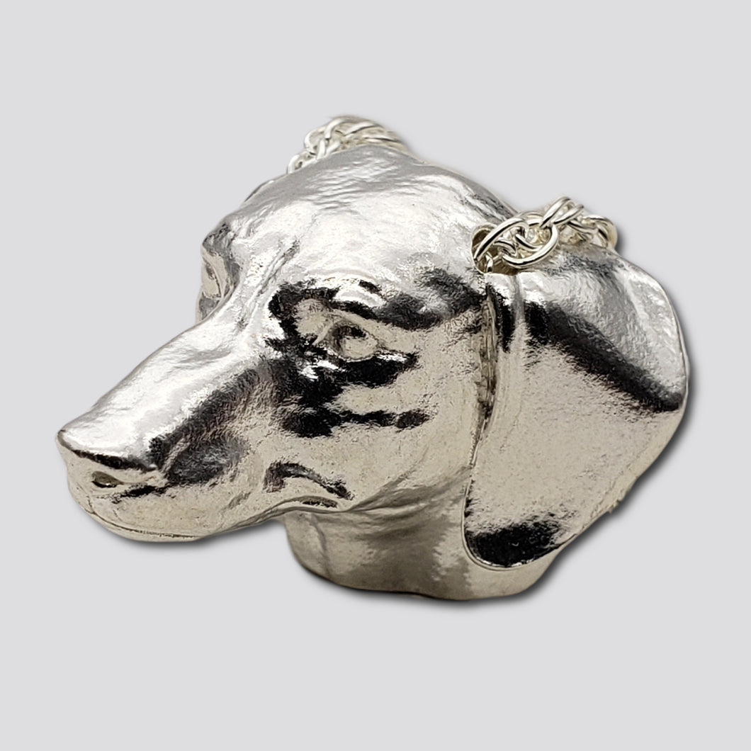 A sterling silver tribute to the Dachshund