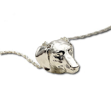 Load image into Gallery viewer, A sterling silver tribute to the Dachshund
