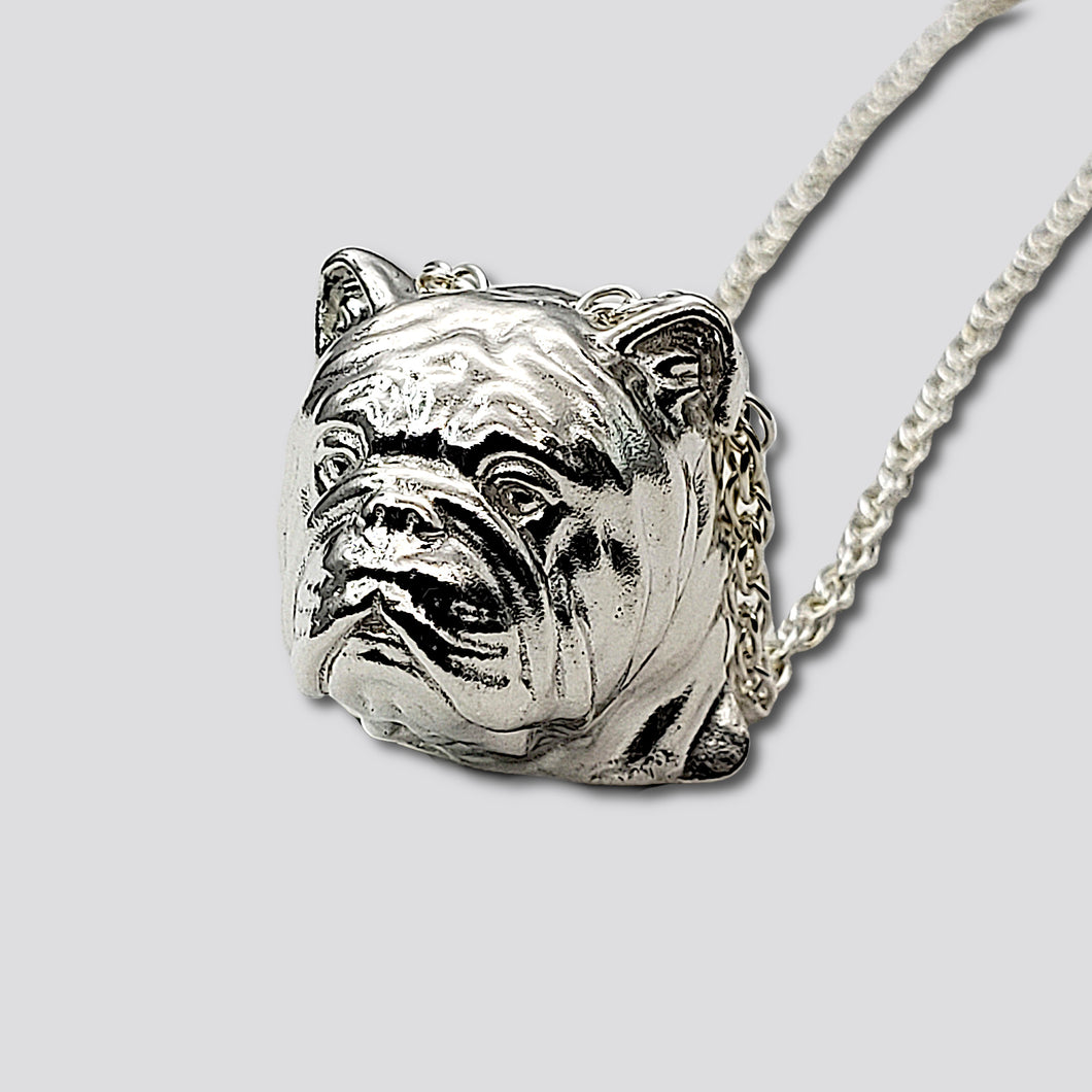 A sterling silver tribute to the English Bulldog