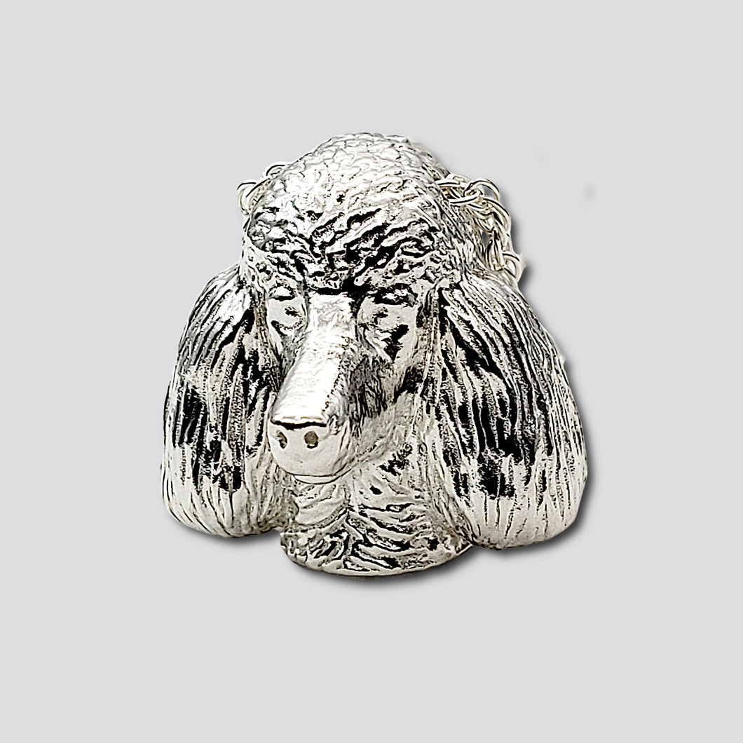 A sterling silver tribute to the Standard Poodle