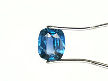 Load and play video in Gallery viewer, Blue Ceylon Sapphire, GIA Lab Report, 1.54, Cushion Cut, September Birthstone

