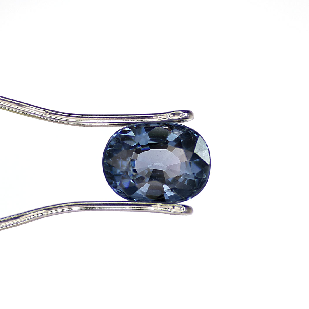 Ceylon Blue Spinel, 1.44 Carat, Oval Cut, August Birthstone
