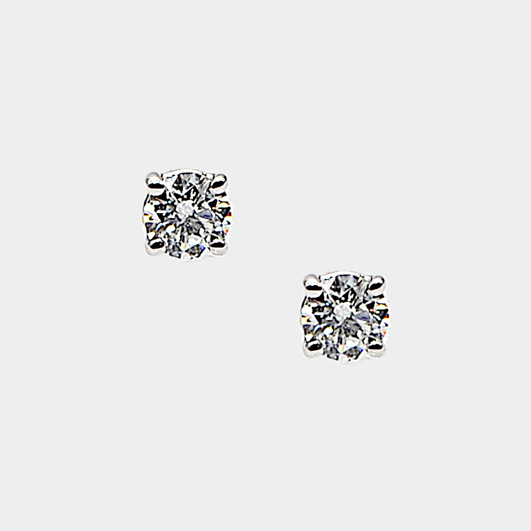 Diamond Stud Earrings, 0.50ct Total Weight