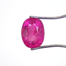 Load image into Gallery viewer, Rubellite Tourmaline Natural Gemstone, 2.58 Carats, Cushion Cut, October Birthstone
